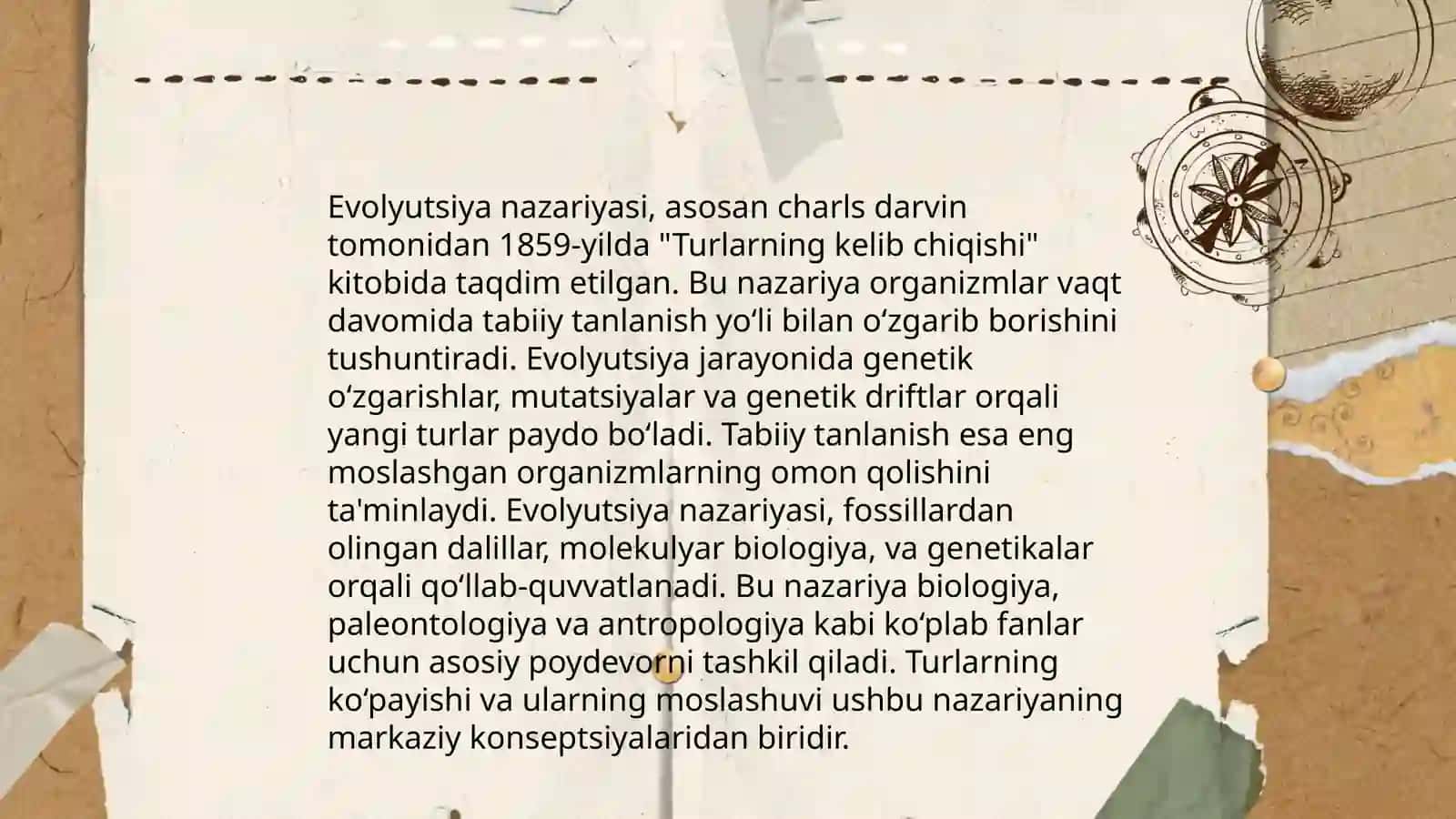 "Tabiat va jamiyat"tizimi evolyutsiyasi va uning oqibatlari 4
