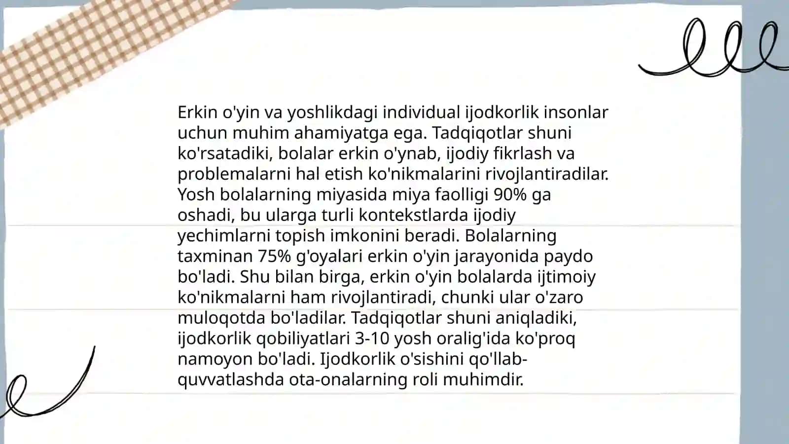 Maktabgacha yoshdagi bolaning yetakchi faoliyati sifatida 4