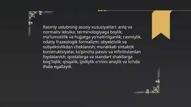 Rasmiy uslub 4