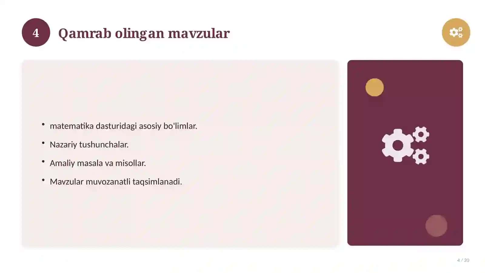 Adabiyot fanidan 7-sinf: mavzulashtirilgan nazorat ishi va tahlil 4