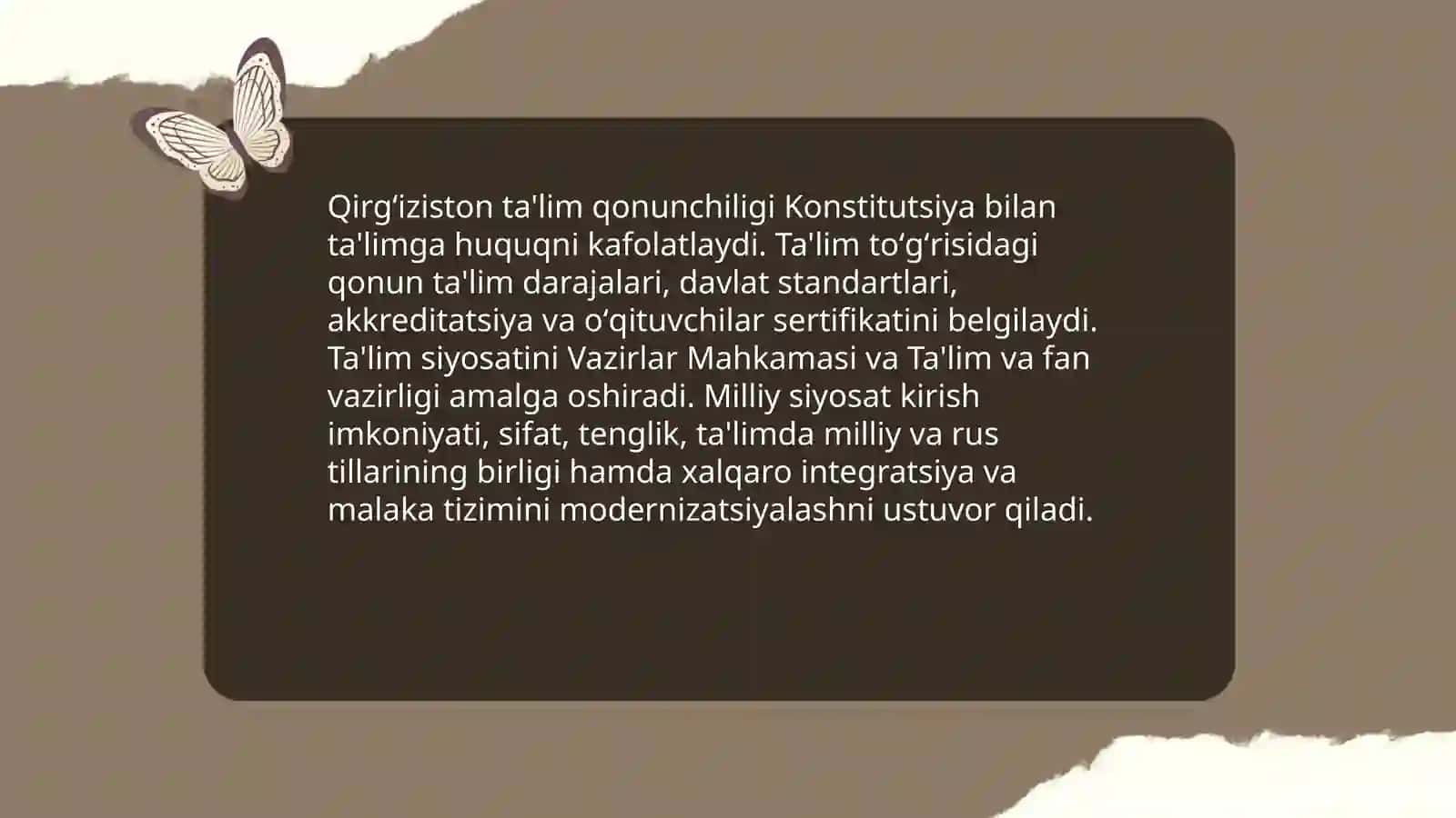 Qirgʻiziston ta'lim tizimi 4