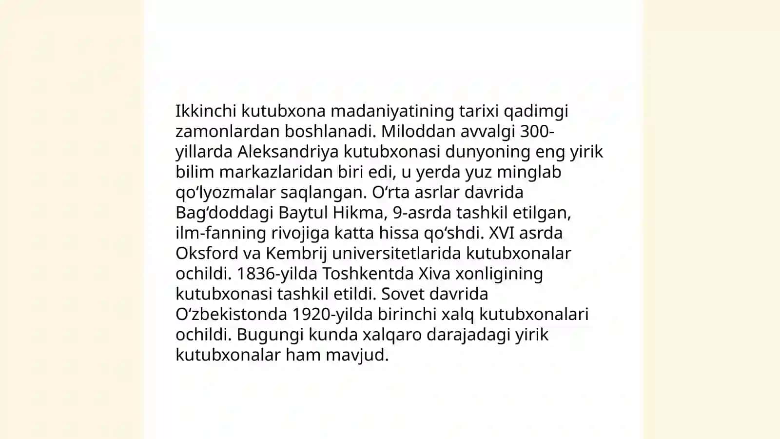 Xalq pedagogikasida kutubxonalik madaniyati 4