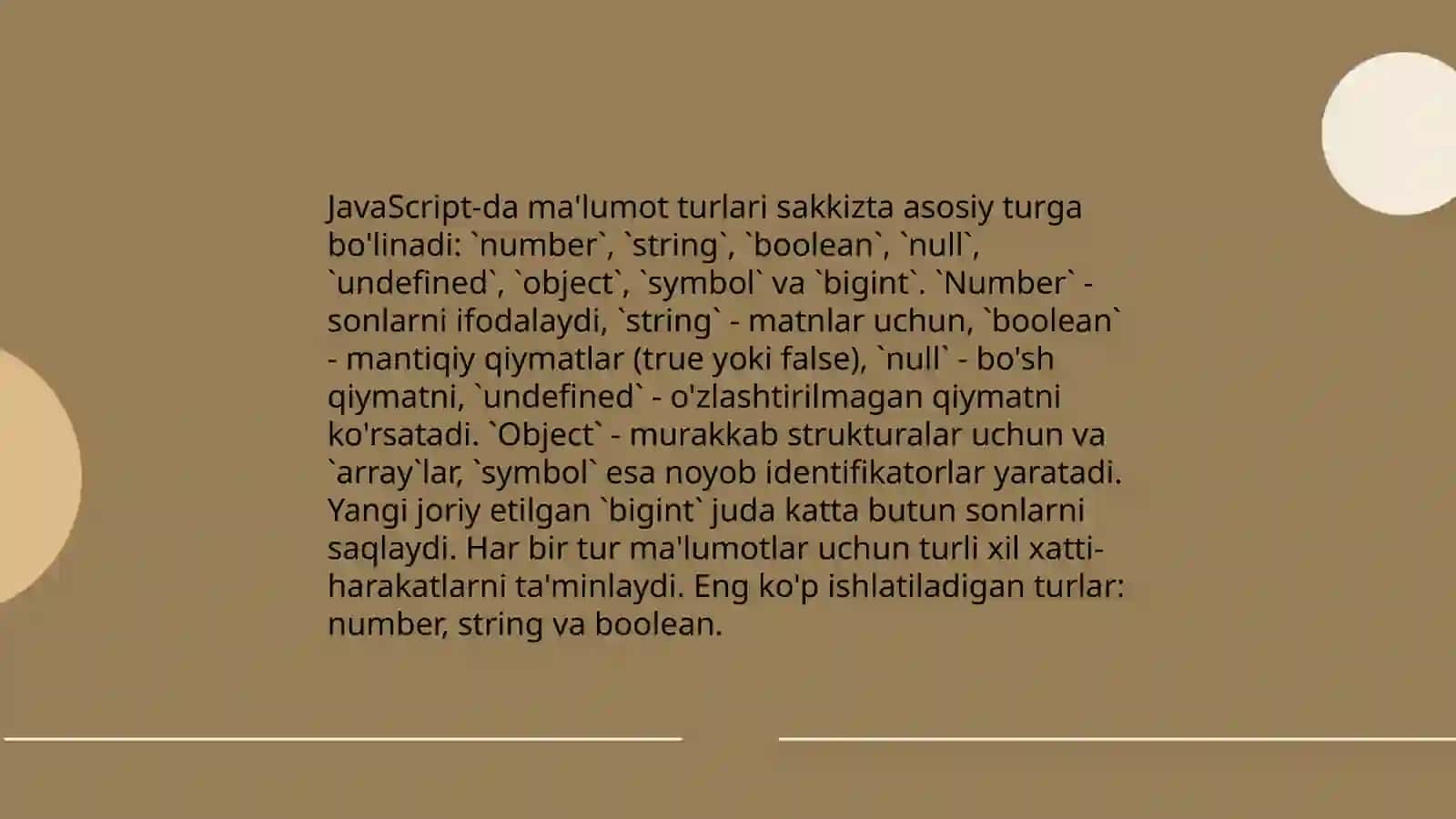 JavaScript asoslari 4