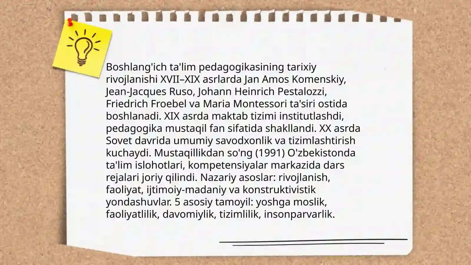 Boshlang'ich ta'lim pedagogikasi fan sifatida 4