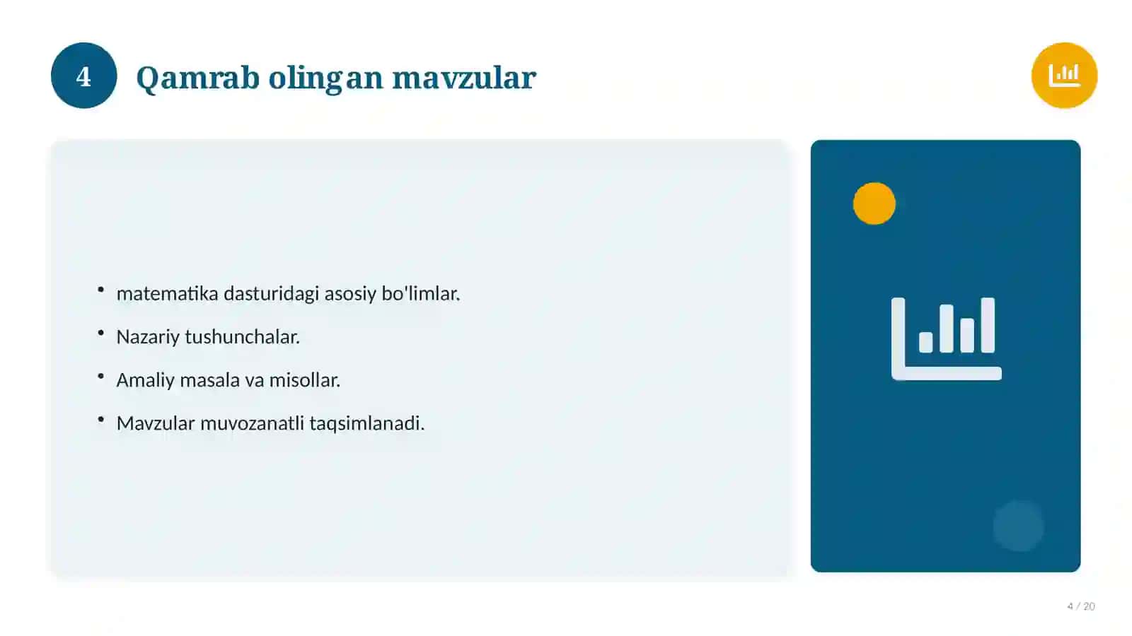 Fizika fanidan 9-sinf: mavzulashtirilgan nazorat ishi va tahlil 4