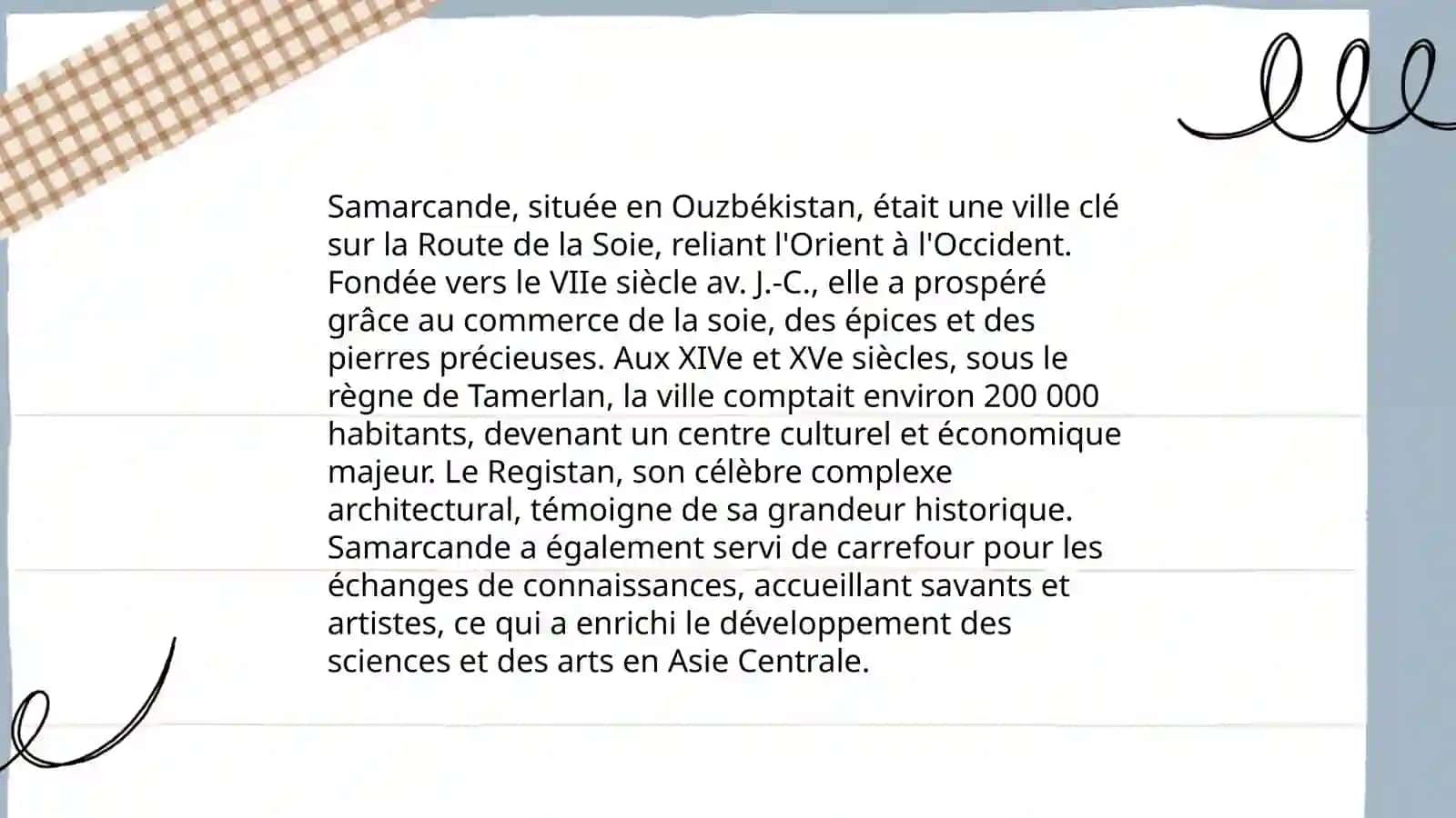 Les curiositйs de Samarkand 4