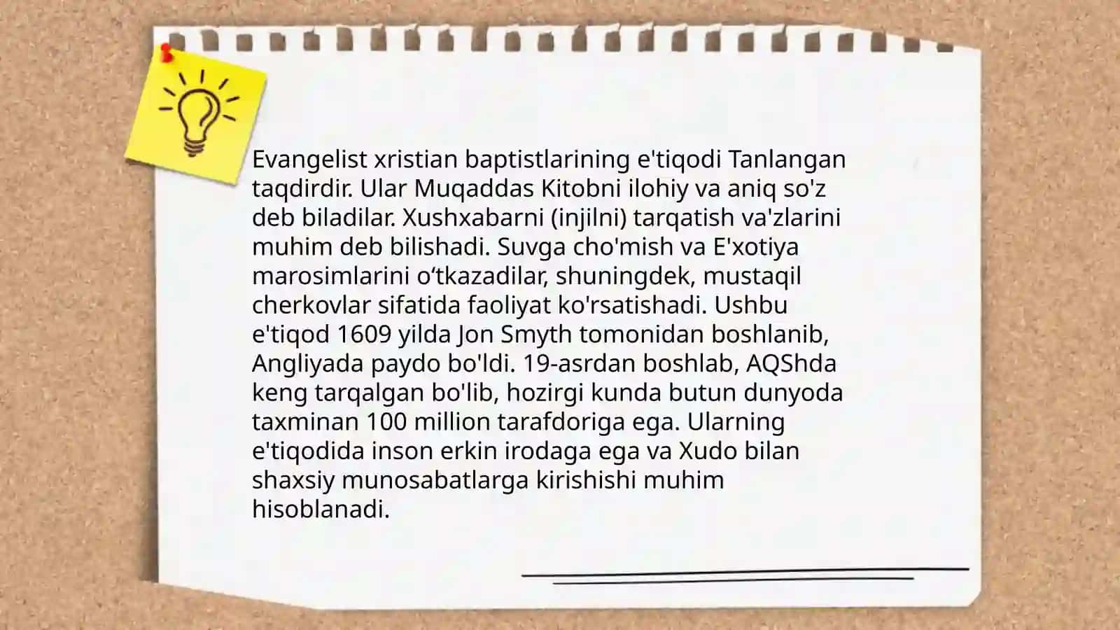 Evangel xristian baptistlar cherkovi 4