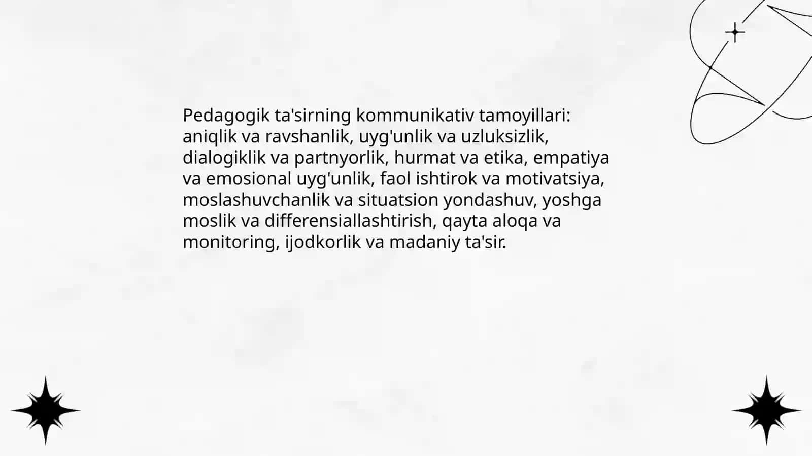 O’qituvchining kommunikativ qobilyatida pedagogik ta’sir ko’rsatish 4