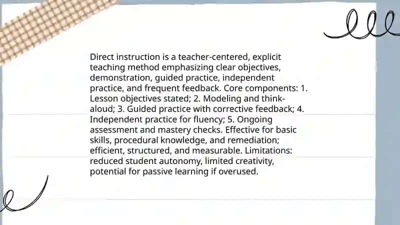 Teaching methods 4