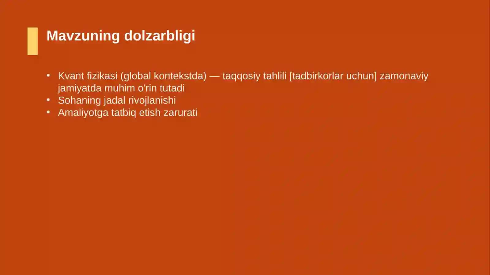 Kvant fizikasi (global kontekstda) — taqqosiy tahlili [tadbirkorlar uchun] 4