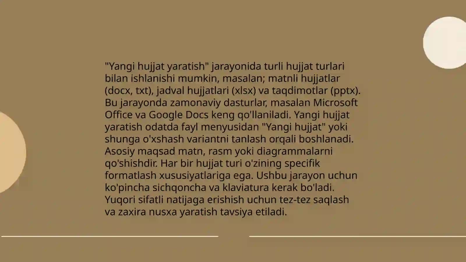 Microsoft Word dasturi interfeysi 4