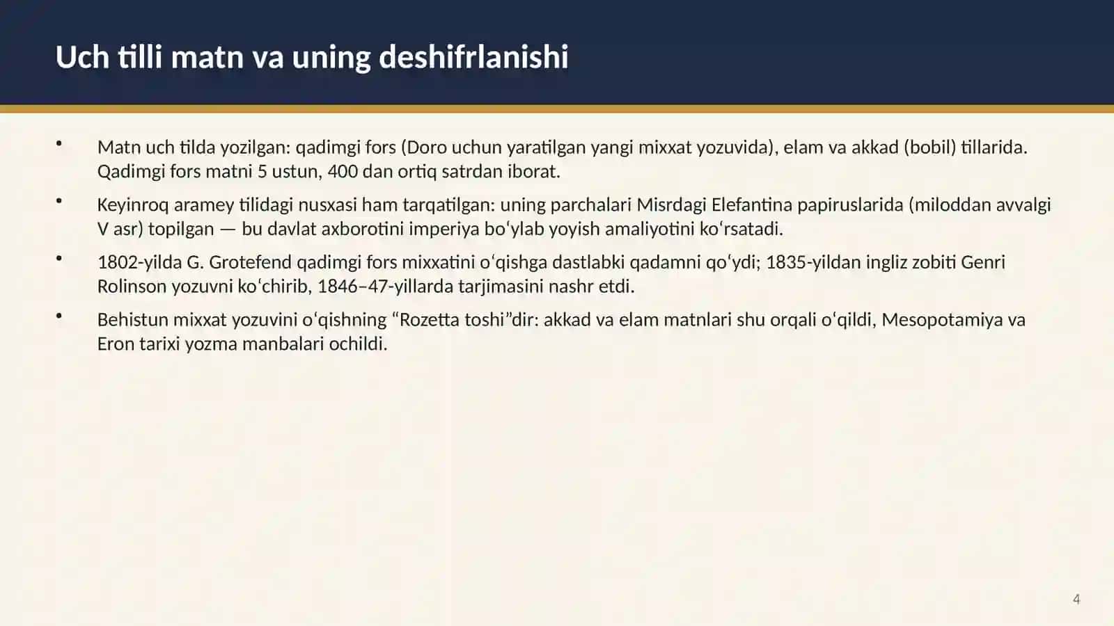 Behistun yozuvi va Gerodot “Tarix”i 4