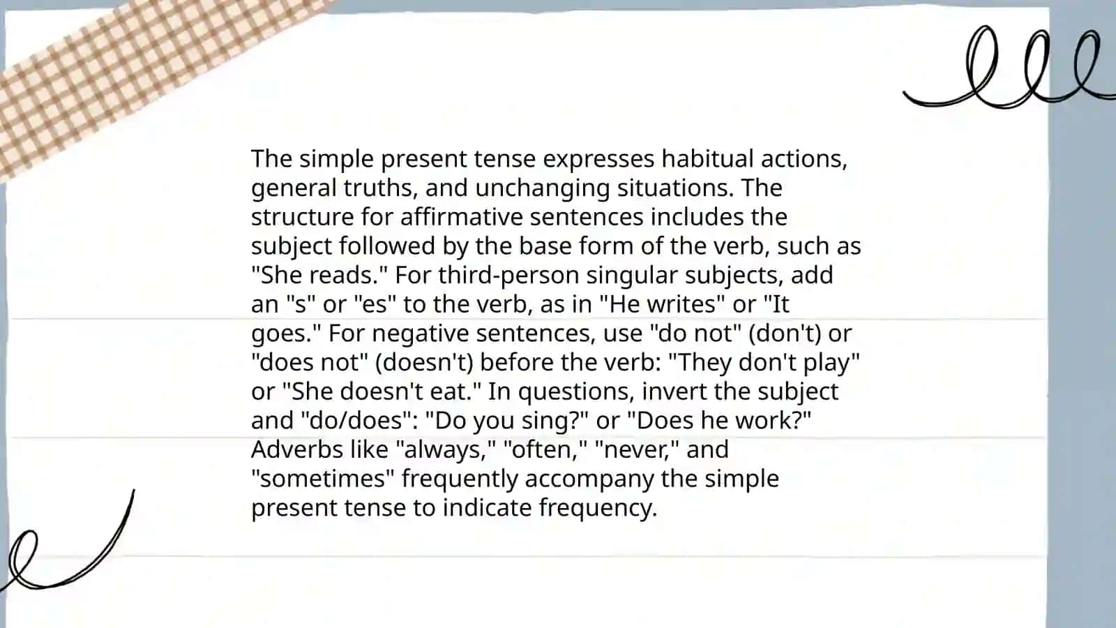 Simple Tenses Presentation 4