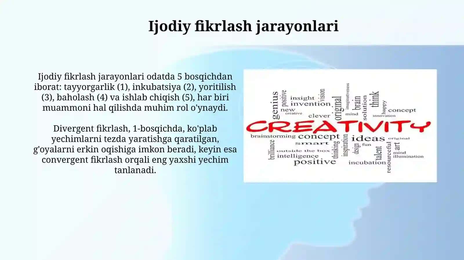 Kreativ fikrlash nima tushuncha 4