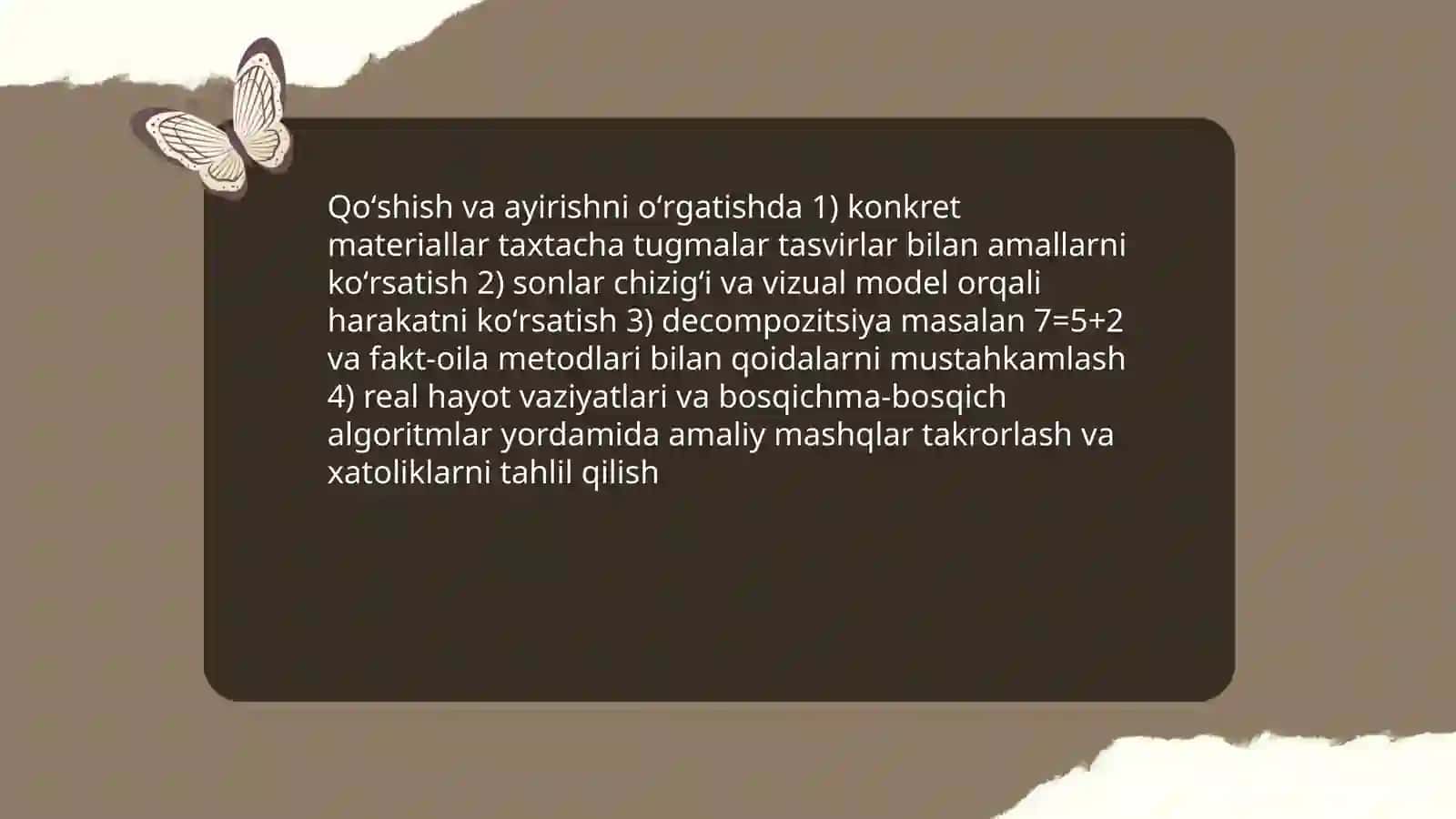 Arifmetik masalalar yechishga o'rgatish metodikasi 4