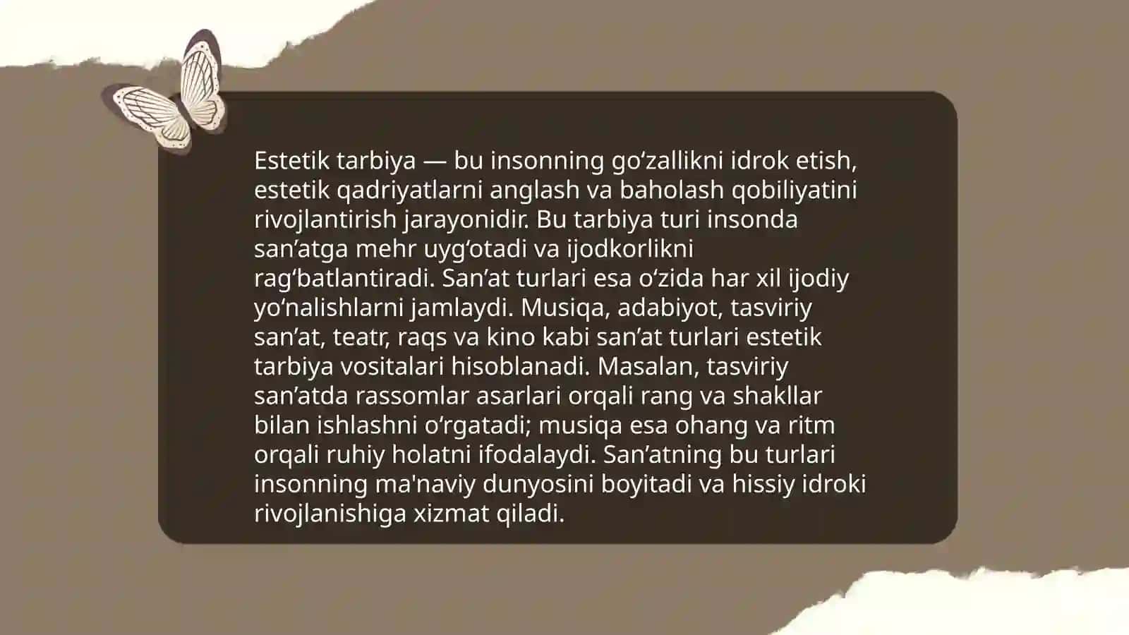 Jismoniy va estetik tarbiya 4