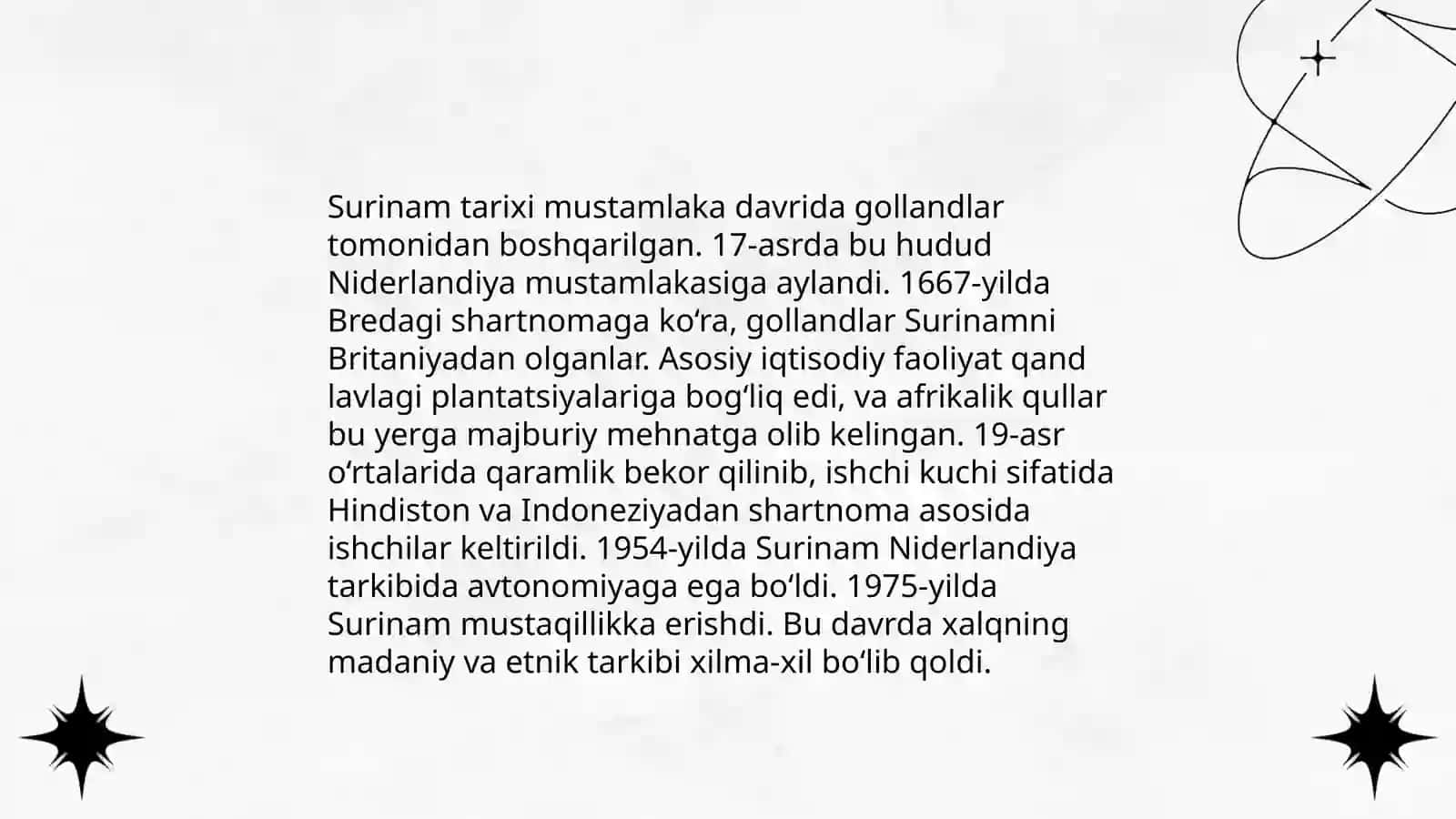 Surinamning Geografik Joylashuvi va Iqtisodiy Aloqalari 4