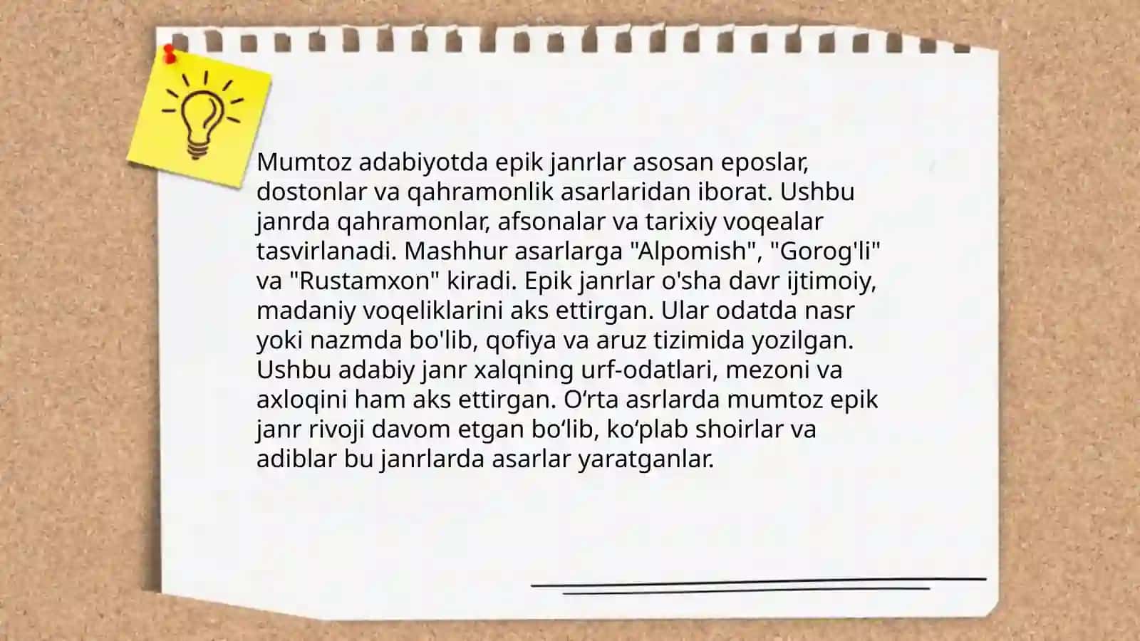 Mumtoz adabiyotshunoslikda adabiy tur va janrlar 4