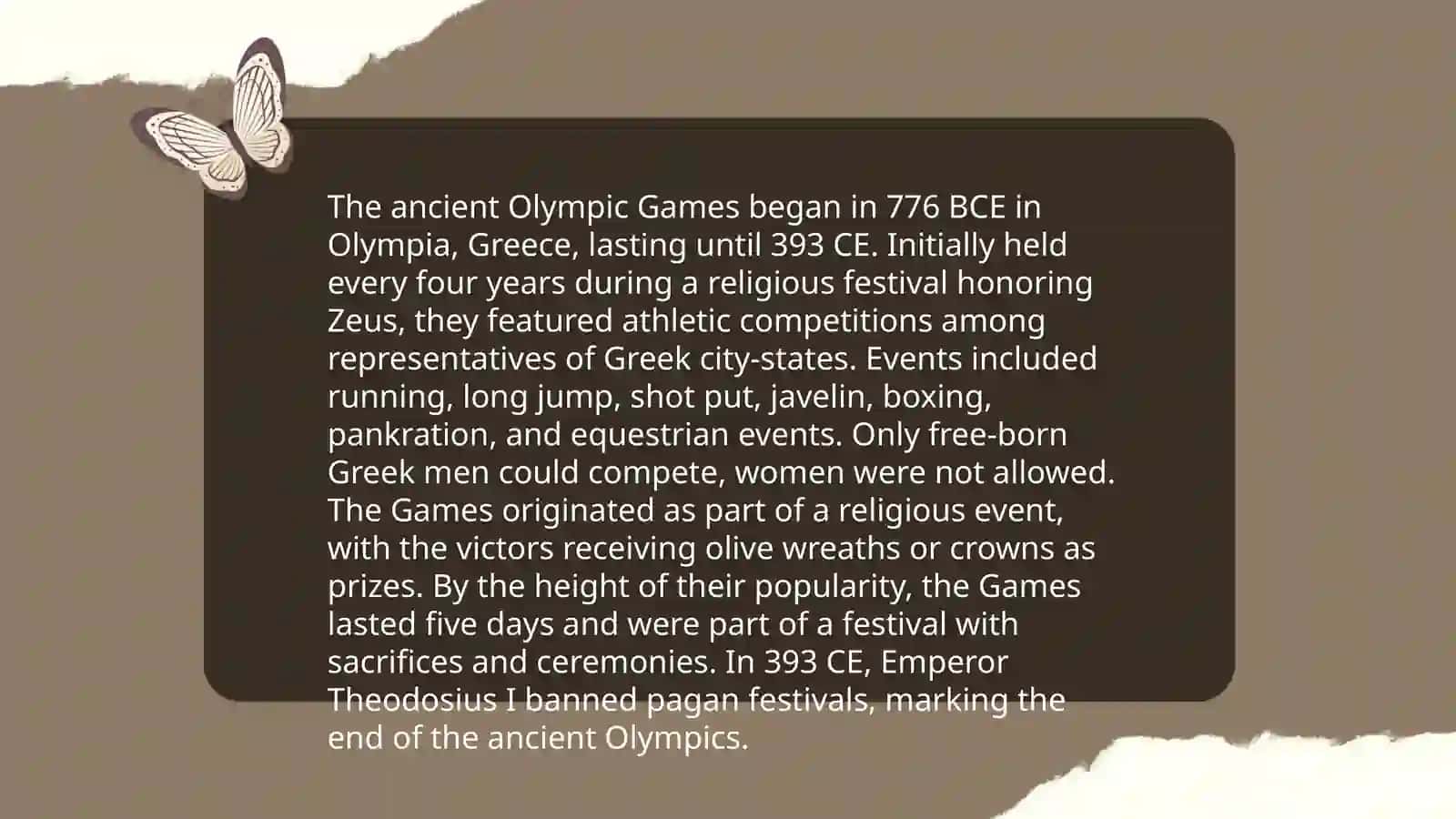 The olympic games 4