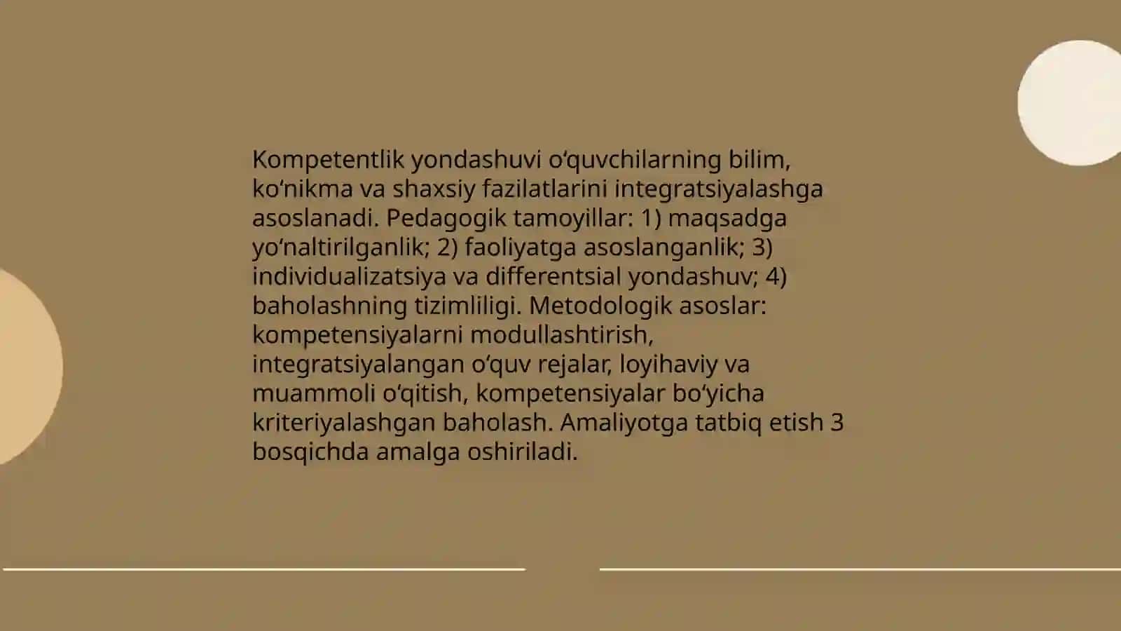 Pedagogik kompetentlikning nazariy metodologik asoslari va tarbiya jarayoning mohiyati va mazmuni 4