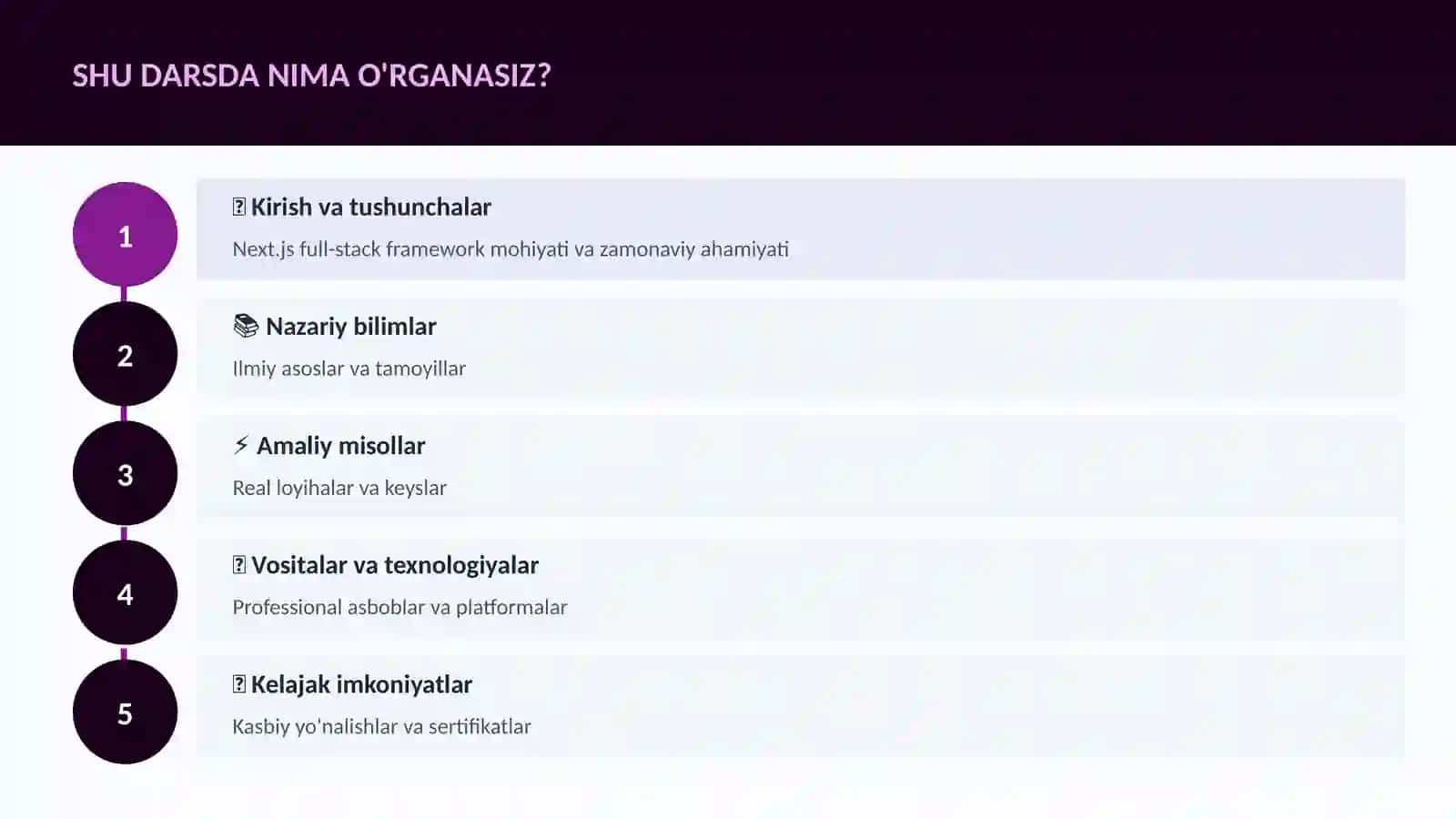 Next.js full-stack framework 4