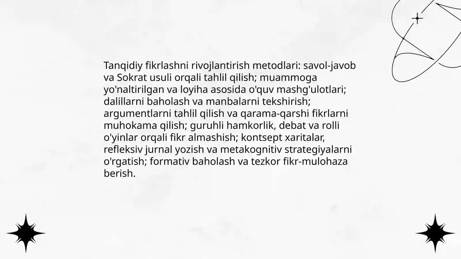 Ilmiy dunyoqarashni shakllantirish va o'quvchilarni aqliy tarbiyalash 4