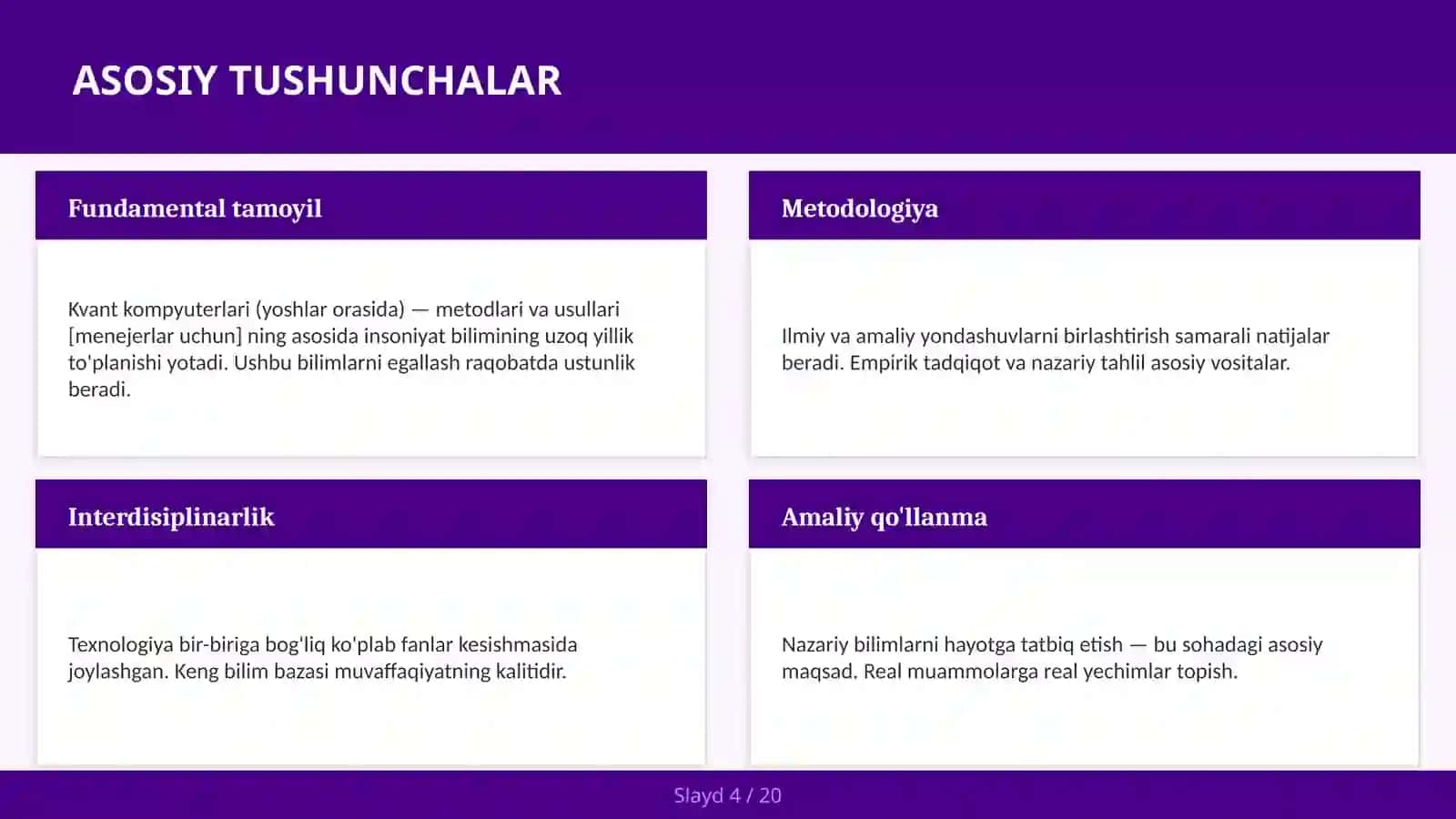 Kvant kompyuterlari (yoshlar orasida) — metodlari va usullari [menejerlar uchun] 4