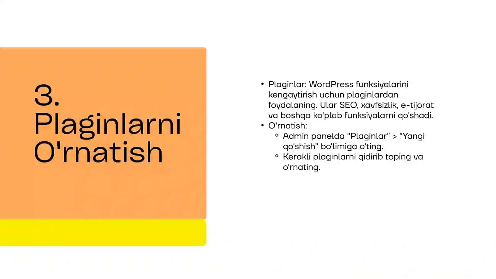 WordPress'ni O'rnatish 4