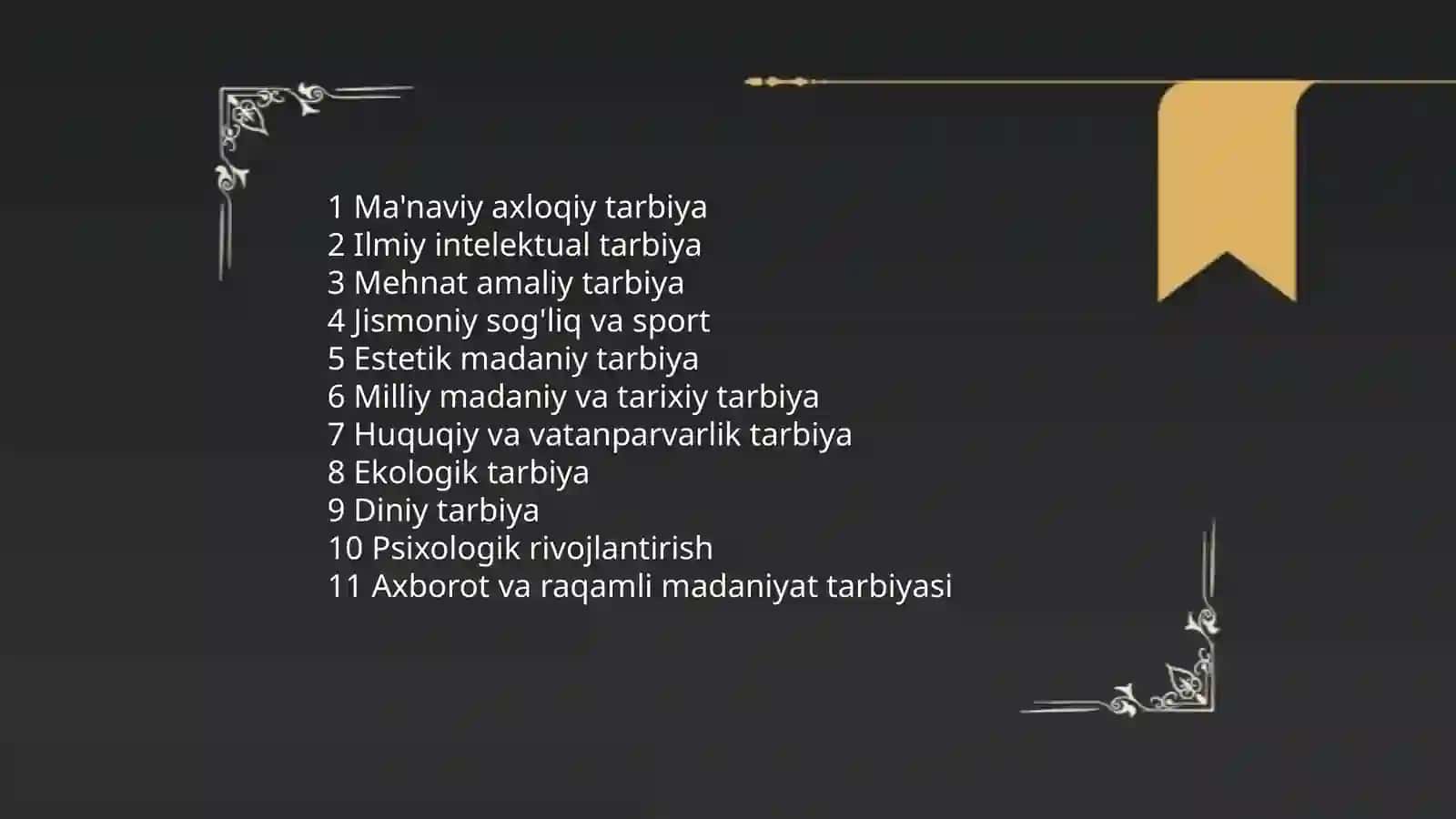 Tarbiya jarayonining mohiyati va mazmuni 4