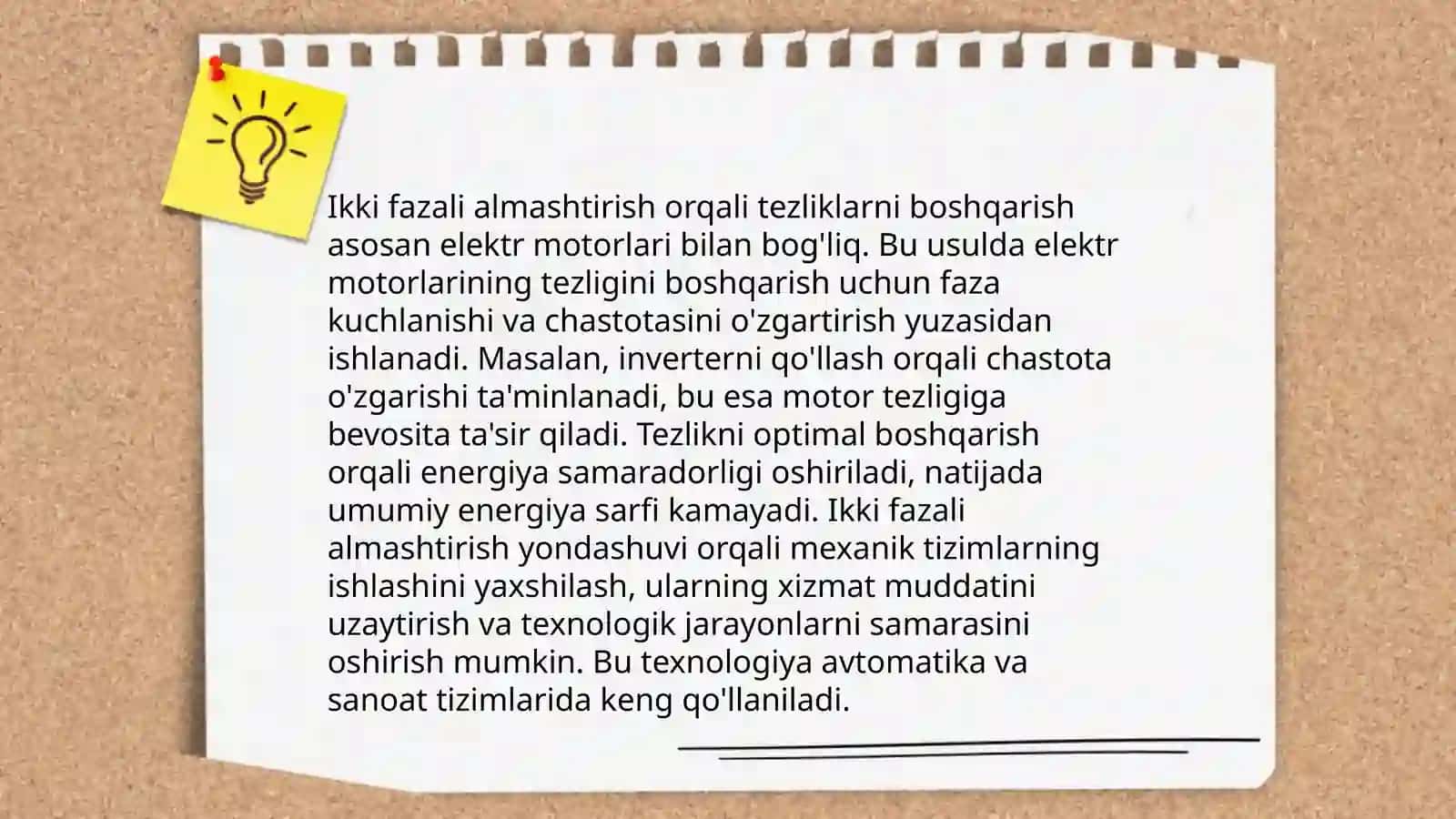 Ko'p tezlikli asinxron motorlarning ishga tushirish usullari 4