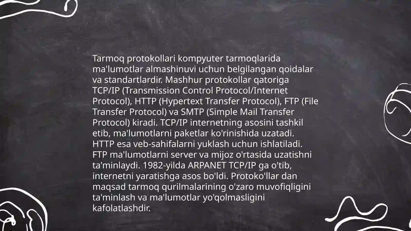 Tarmoq arxitekturasi va loyihalashtirish 4
