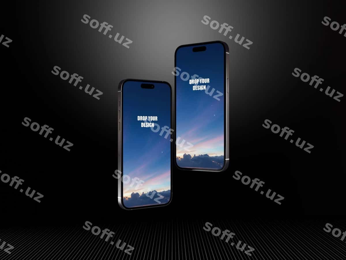 Akillı telefon namunasi | Smart phone mockup 1