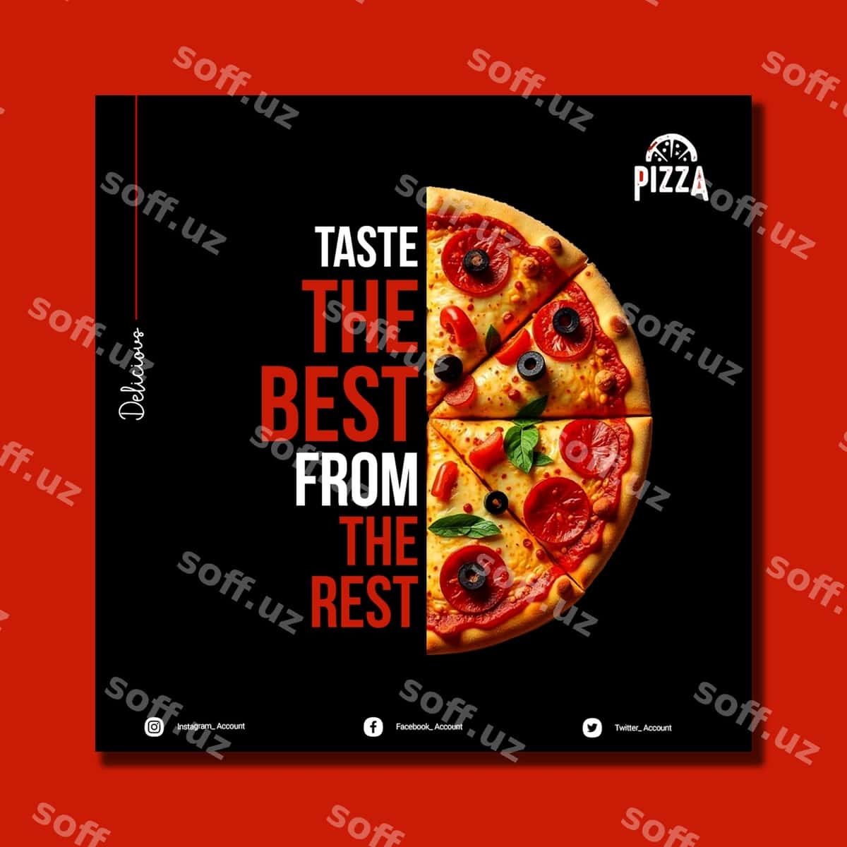Eng yaxshi pitsa ta'mini oling | Taste best pizza 1