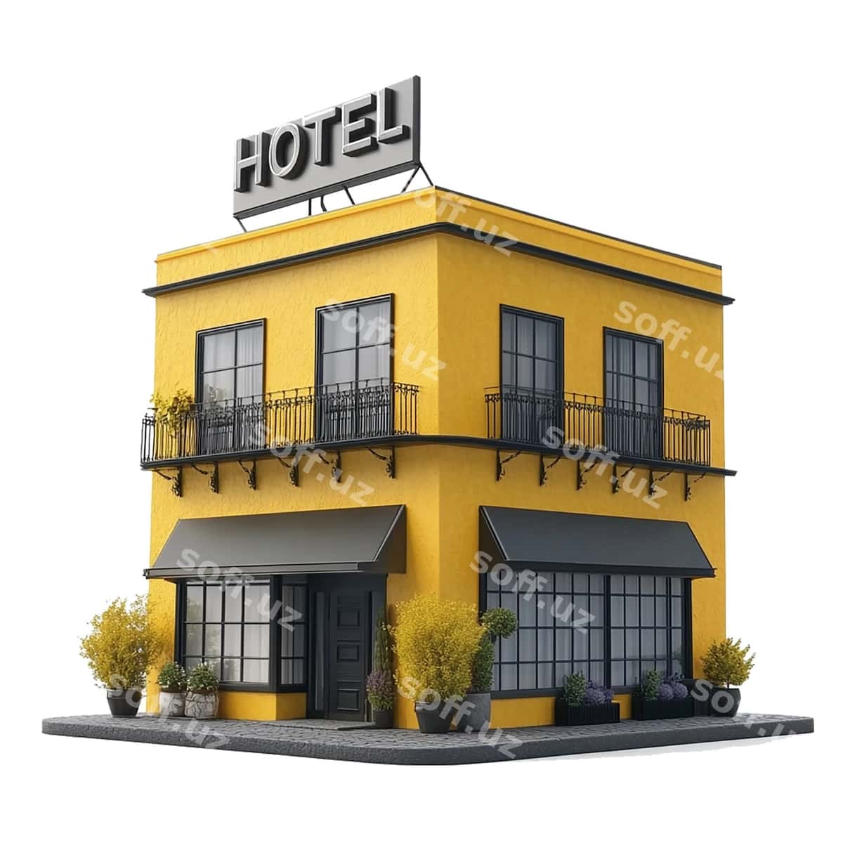 Shaffof orqa fonda mehmonxona | Transparent background hotel 1