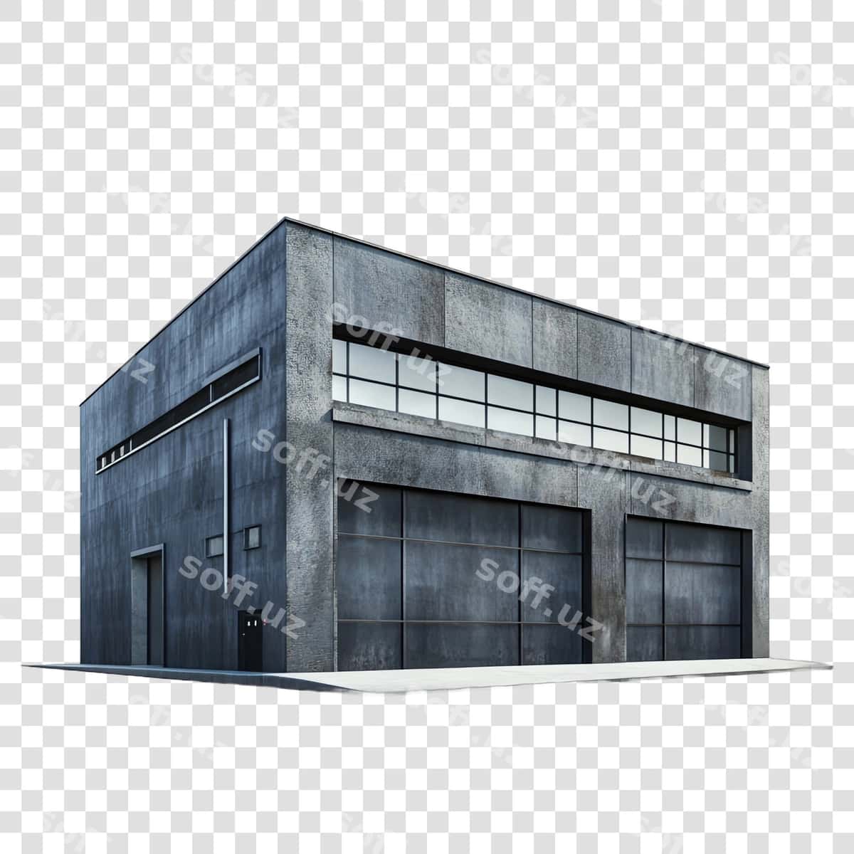 Ombor izolyatsiya qilingan shaffof fon | Warehouse isolated transparent background 1