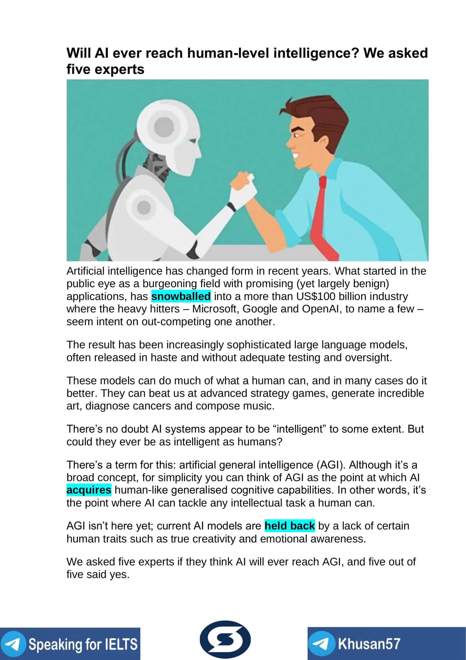 Artificial Intelligence Advancements