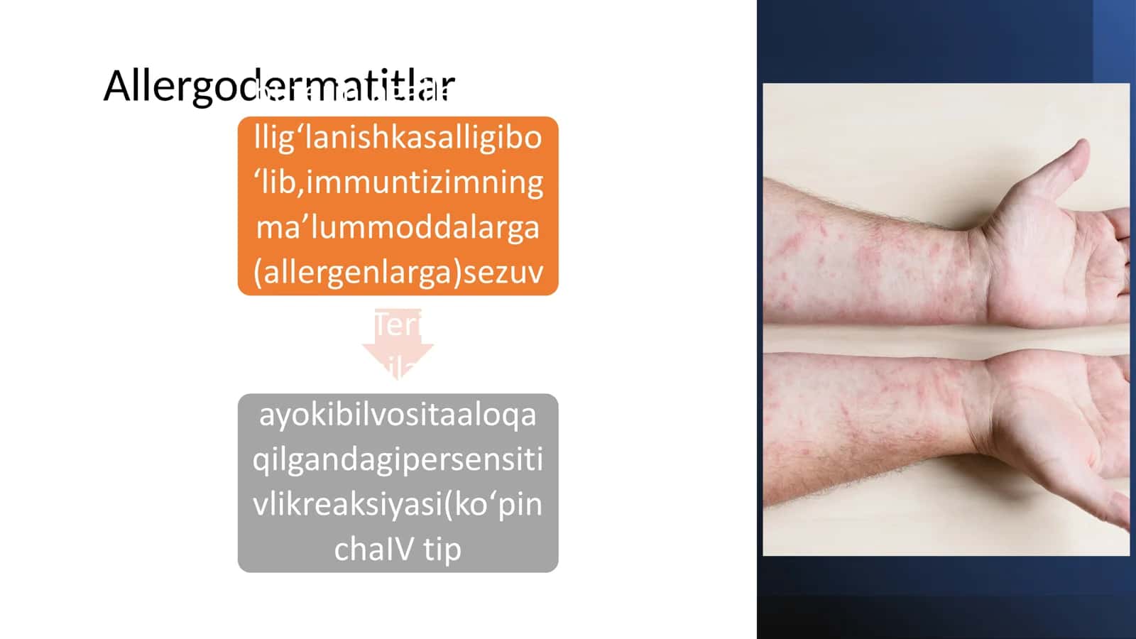 Allergodermatitlar