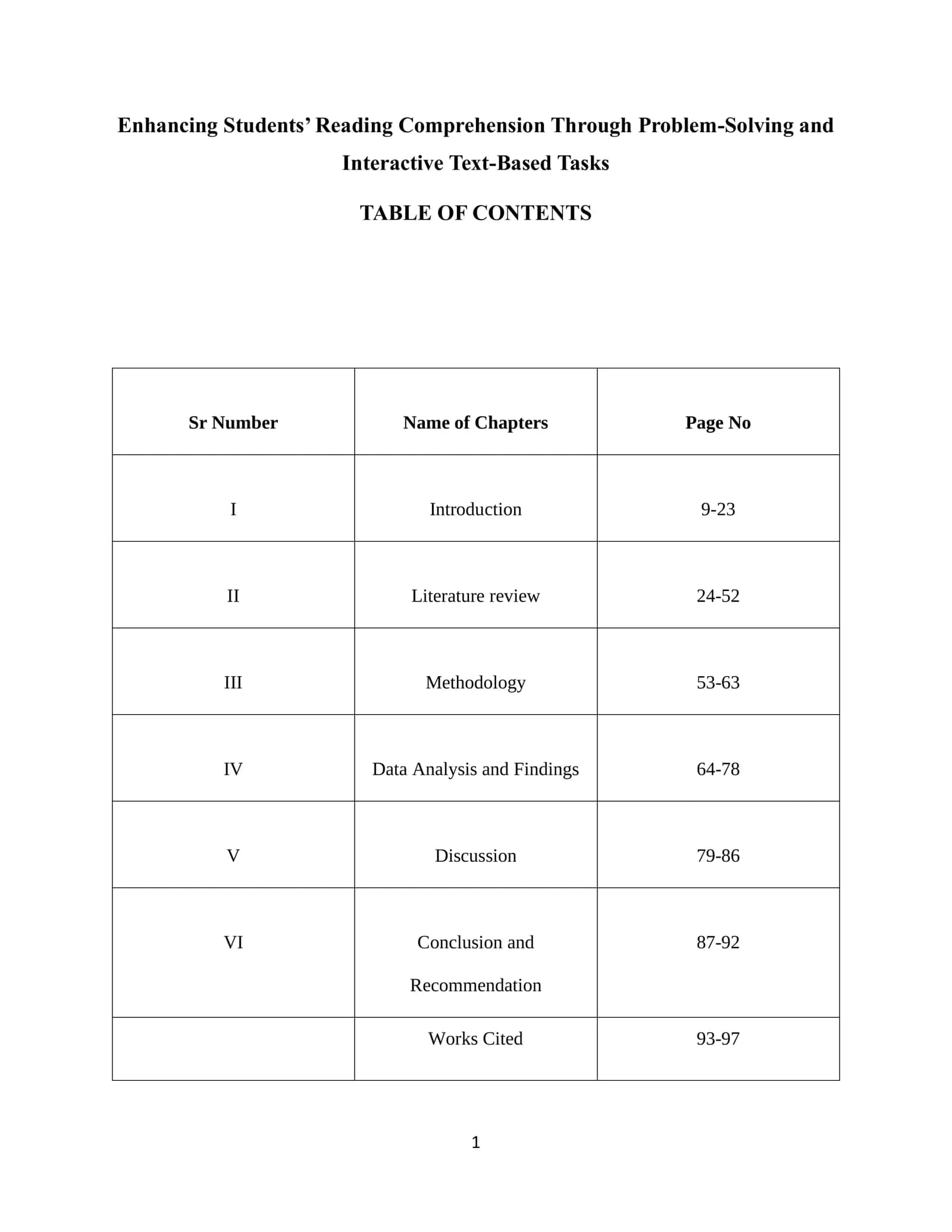 Enhancing Students’ Reading Comprehension Through Problem-Solving and  Interactive Text-Based Tasks