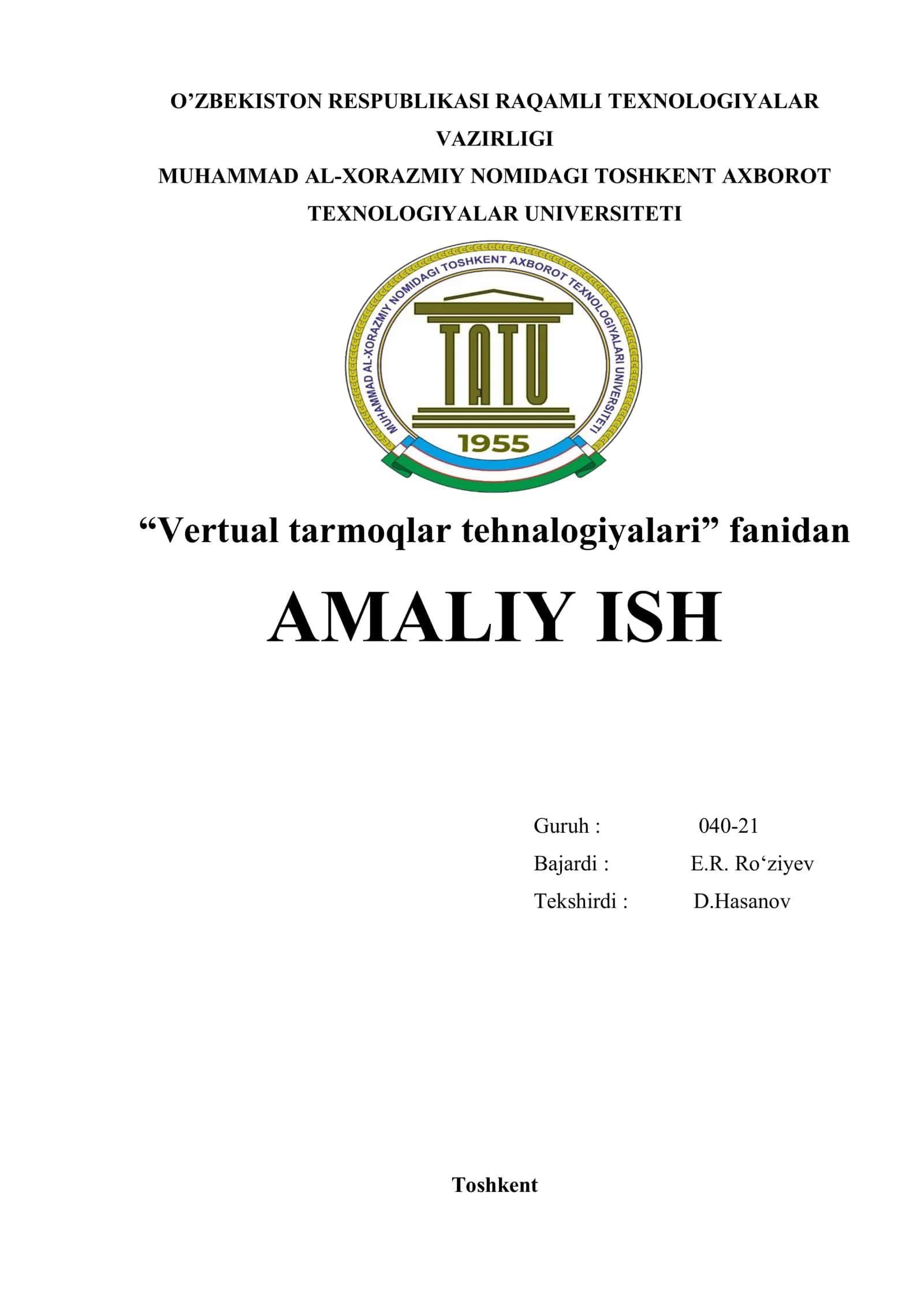 VMware ESXi gipervizori asosida virtual mashina yaratish