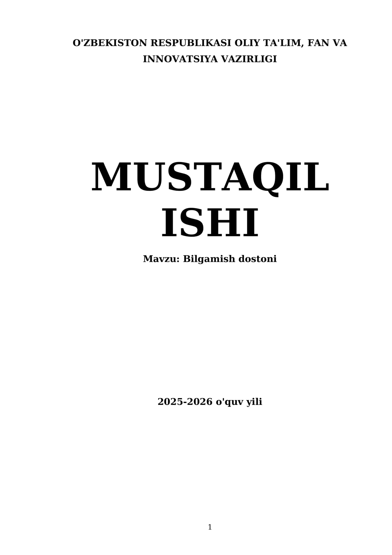 Bilgamish dostoni