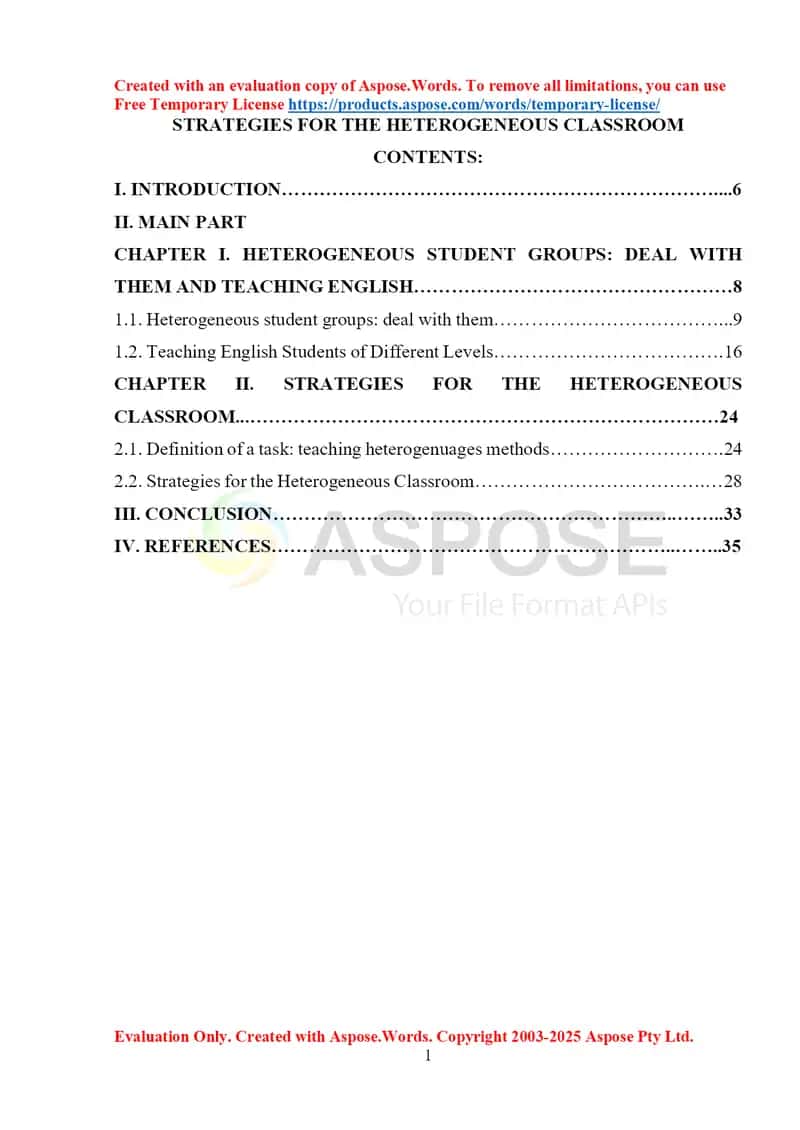 Learner Differences: Strategies for the Heterogeneous Classroom