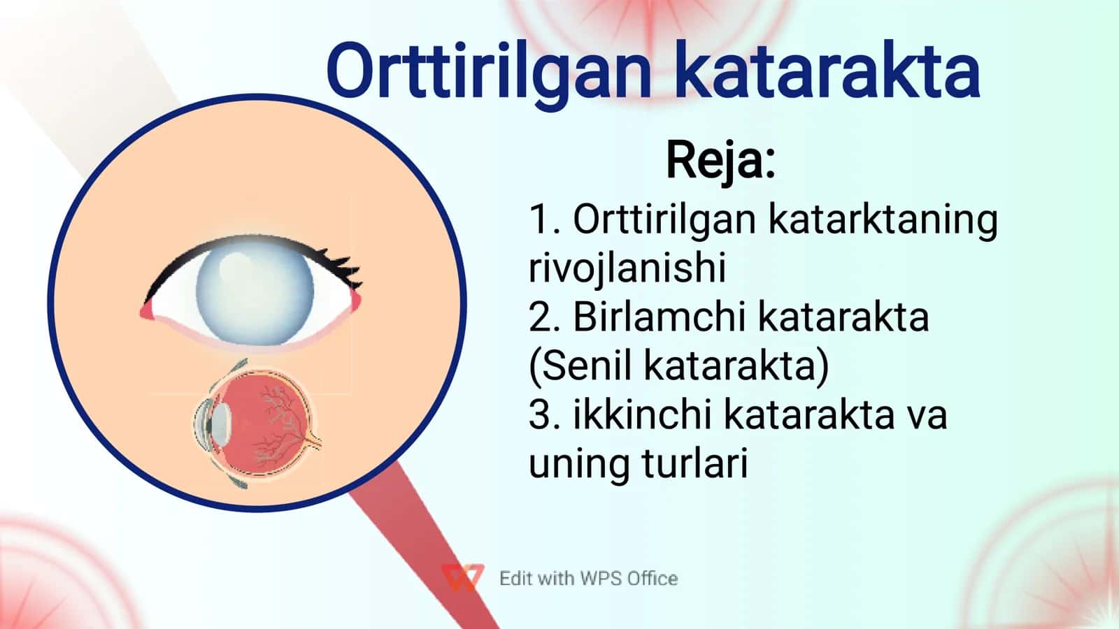 Orttirilgan katarakta