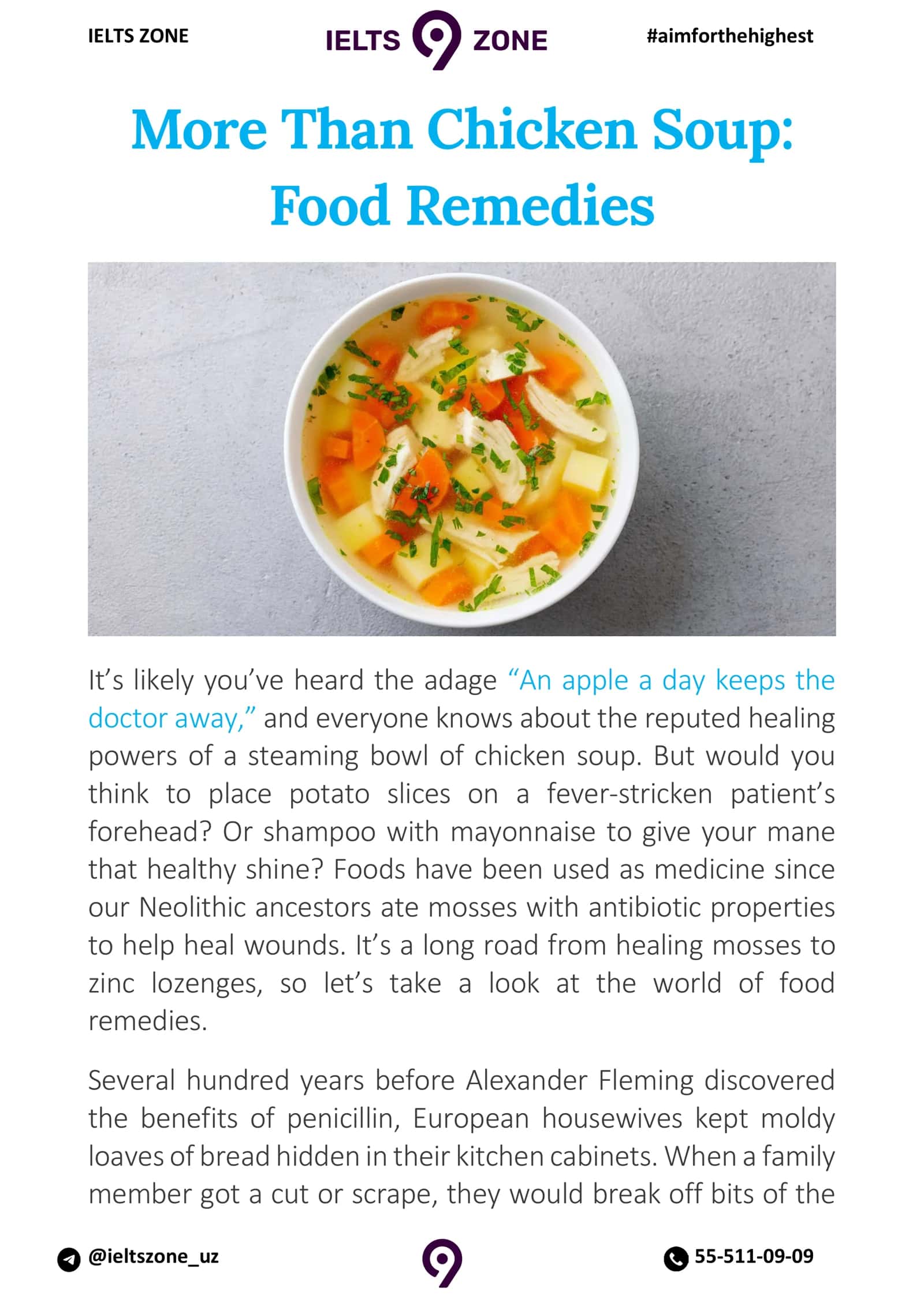 More Than Chicken Soup: Food Remedies