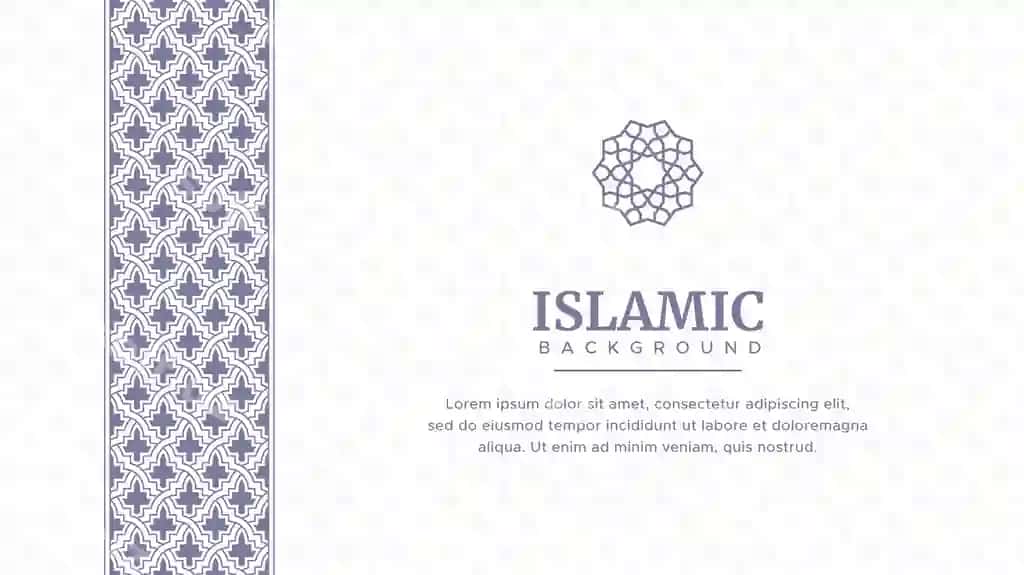 Islomiy arabcha fonda abstrakt chiroyli hashamat chegara | Islamic arabic background with abstract elegant luxury border
