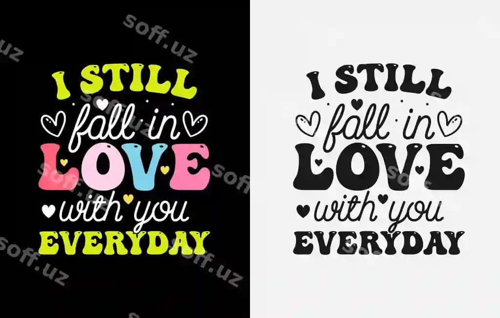 Sevgililar kuni futbolka dizayni sevgililar shriftli futbolkalar ranglashing | Valentines day t shirt design valentines typography shirts coloring