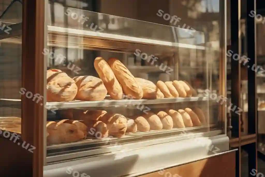 Dutxonachilik brendirovka mockup dizayni | Bakery branding mockup design