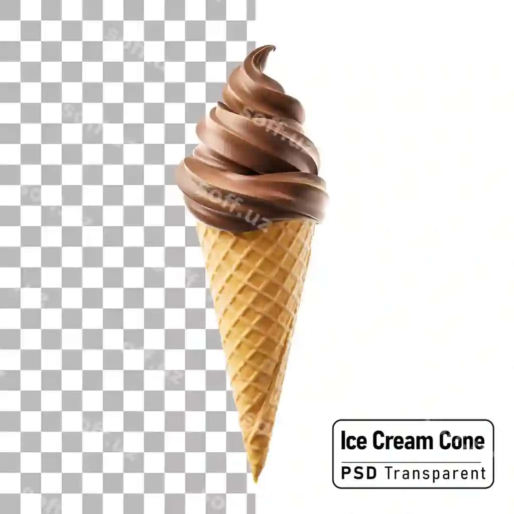 Shokolad muzlat kon | Chocolate ice cream cone