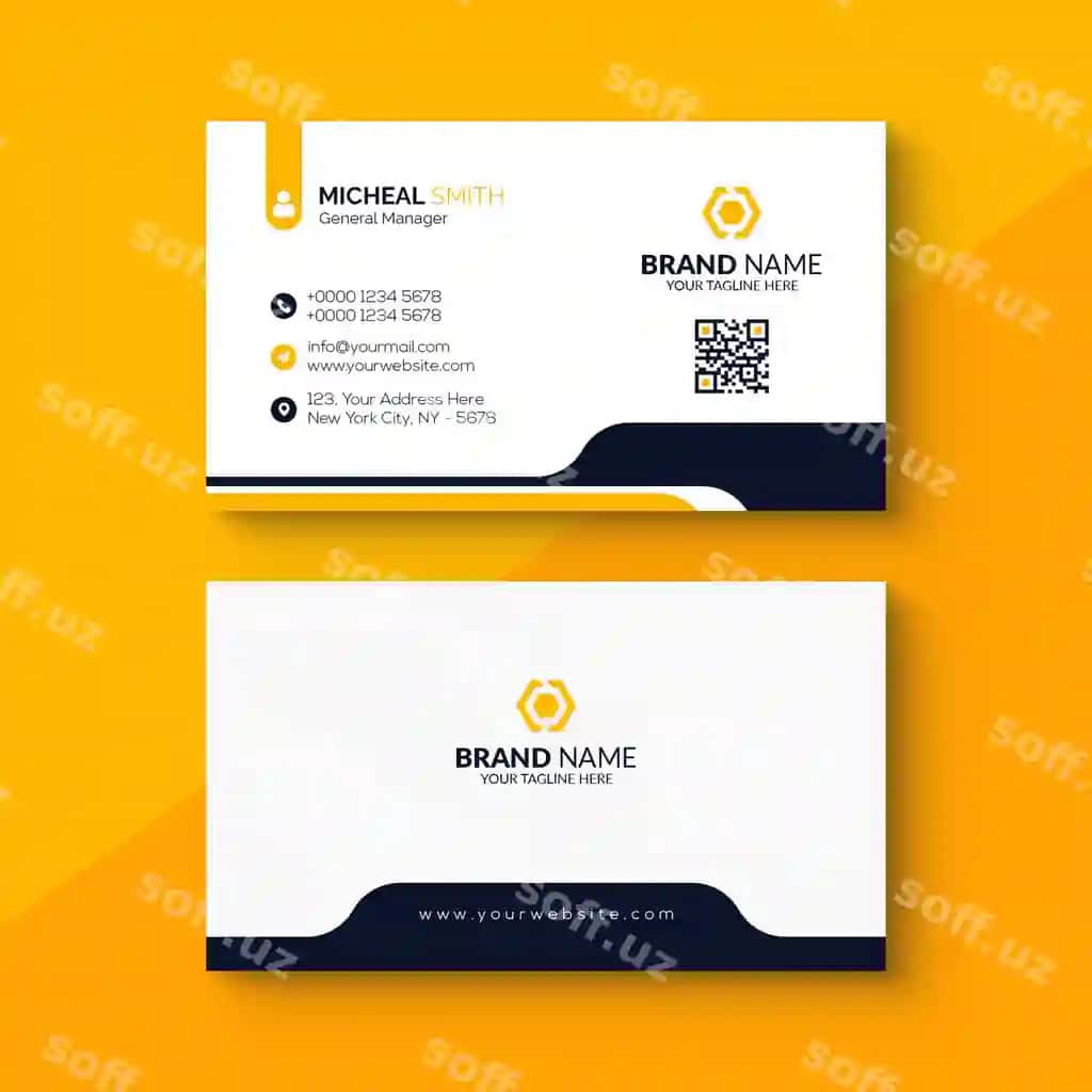 Kompaniya biznes karta shabloni | Company business card template