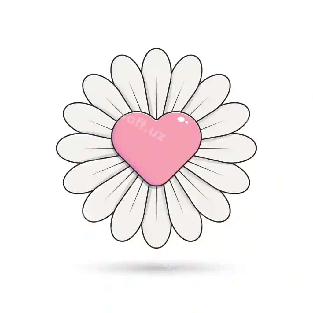 Chiroyli gul qalb gul chiroyli gul | Cute flower heart flower cute flower