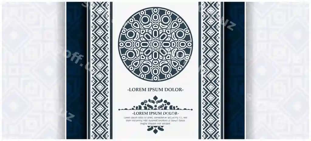 Dekorativ mandala bezgil fon dizayn shabloni | Decorative mandala ornamental background design template